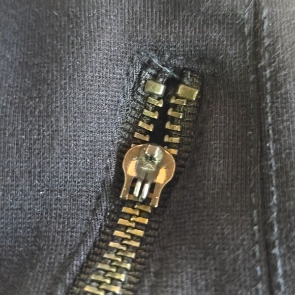 J. Crew Pixie Pants Black Skinny Ponte Knit Leggings Zip Pocket B3985 Size‎ 4 - Picture 6 of 12